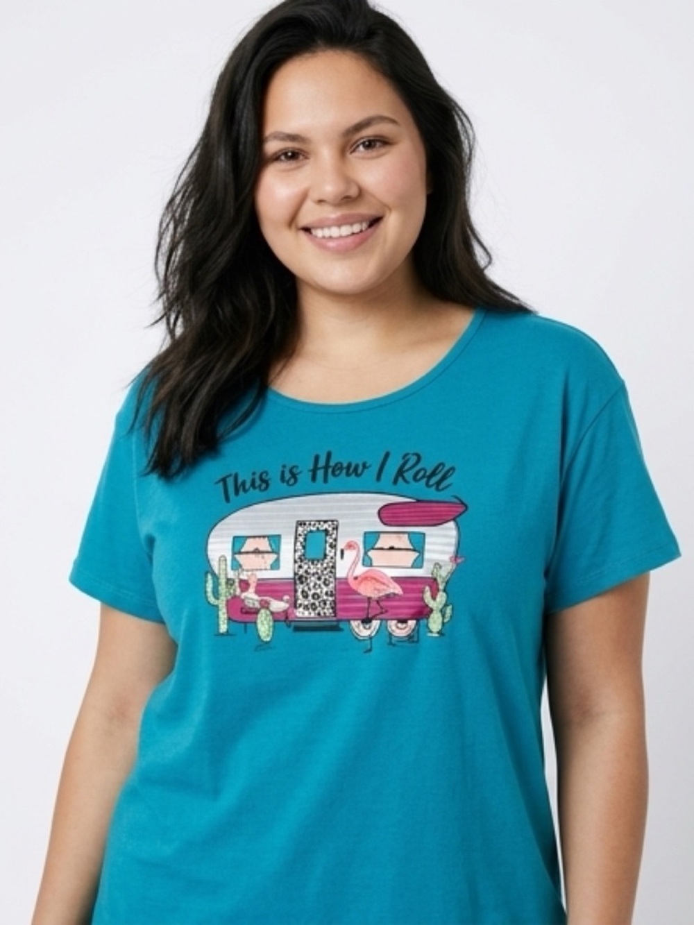 Secret Treasures Camper Sleep Top Sz M